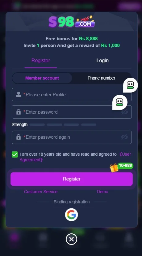 S98 Game